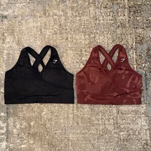 Gymshark Adapt Camo Cross Back Sports Bras Size Women’s XL